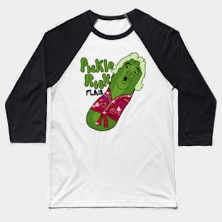 Pickle Rick Flair Baseball T-Shirt